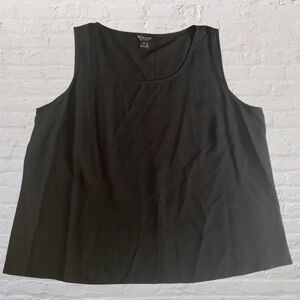 CItron Santa Monica Tank Top Woman's Plus Size 2X Silk Tunic Sleeveless Shirt